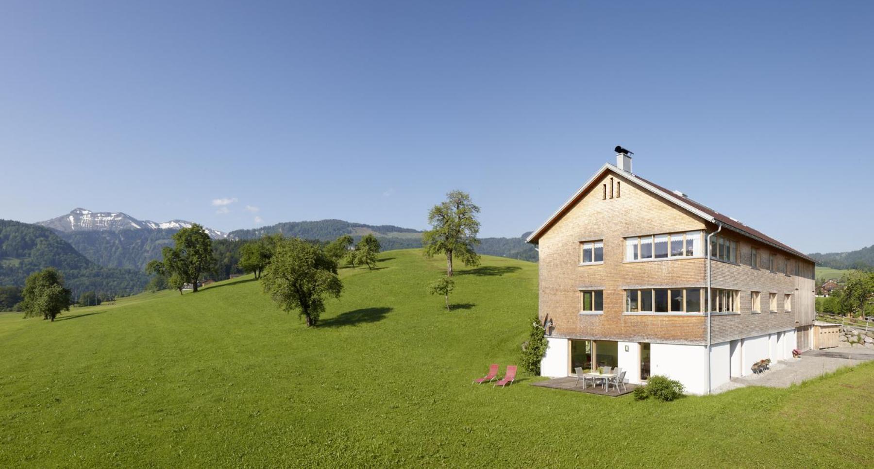 Schweizer Hof Villa Schwarzenberg im Bregenzerwald Kültér fotó